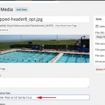 WordPress interface when editing an uploaded image.